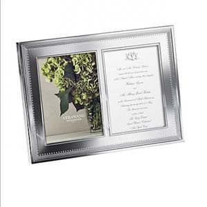 Brand New Vera Wang Double silver frame